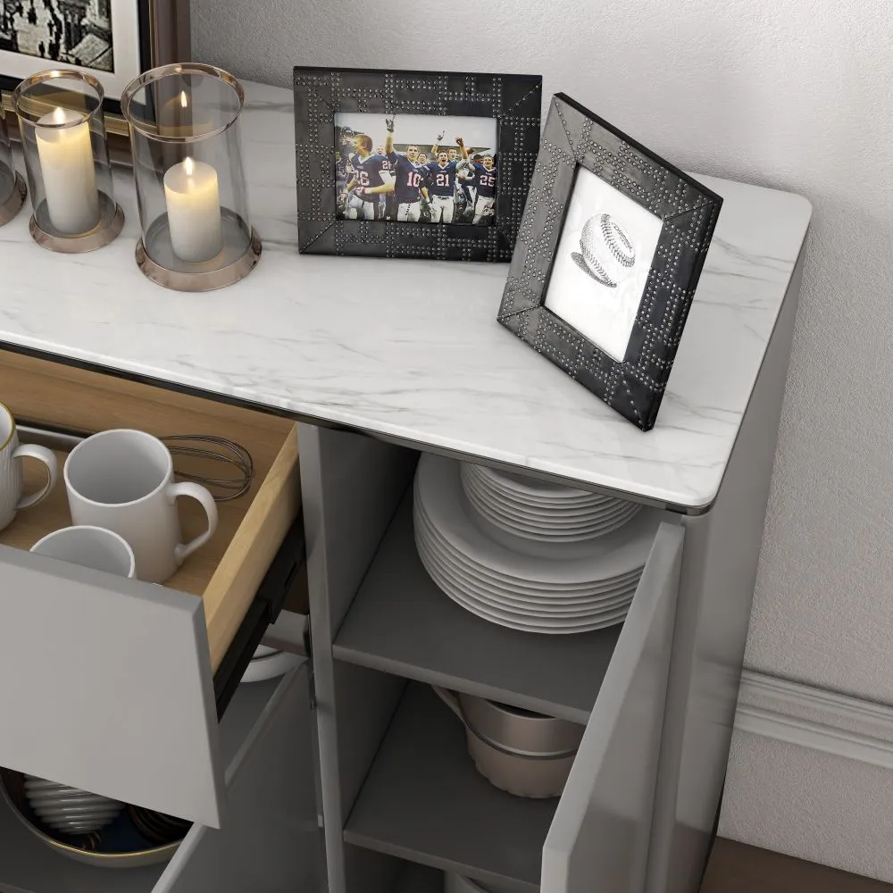 Home Mart Discovery Minimalist Sideboard Buffet - Image 8