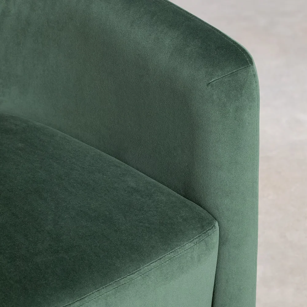 Home Mart Dole Velvet Dining Chair - Image 3