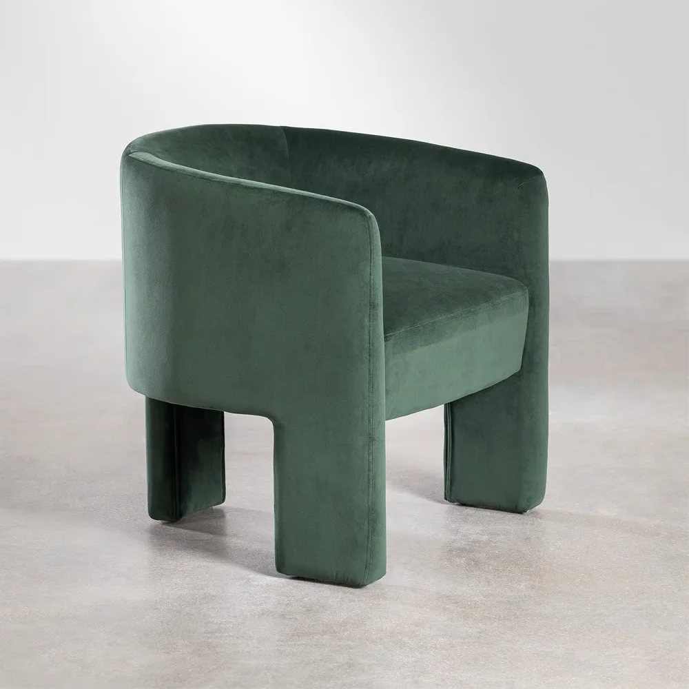 Home Mart Dole Velvet Dining Chair - Image 4