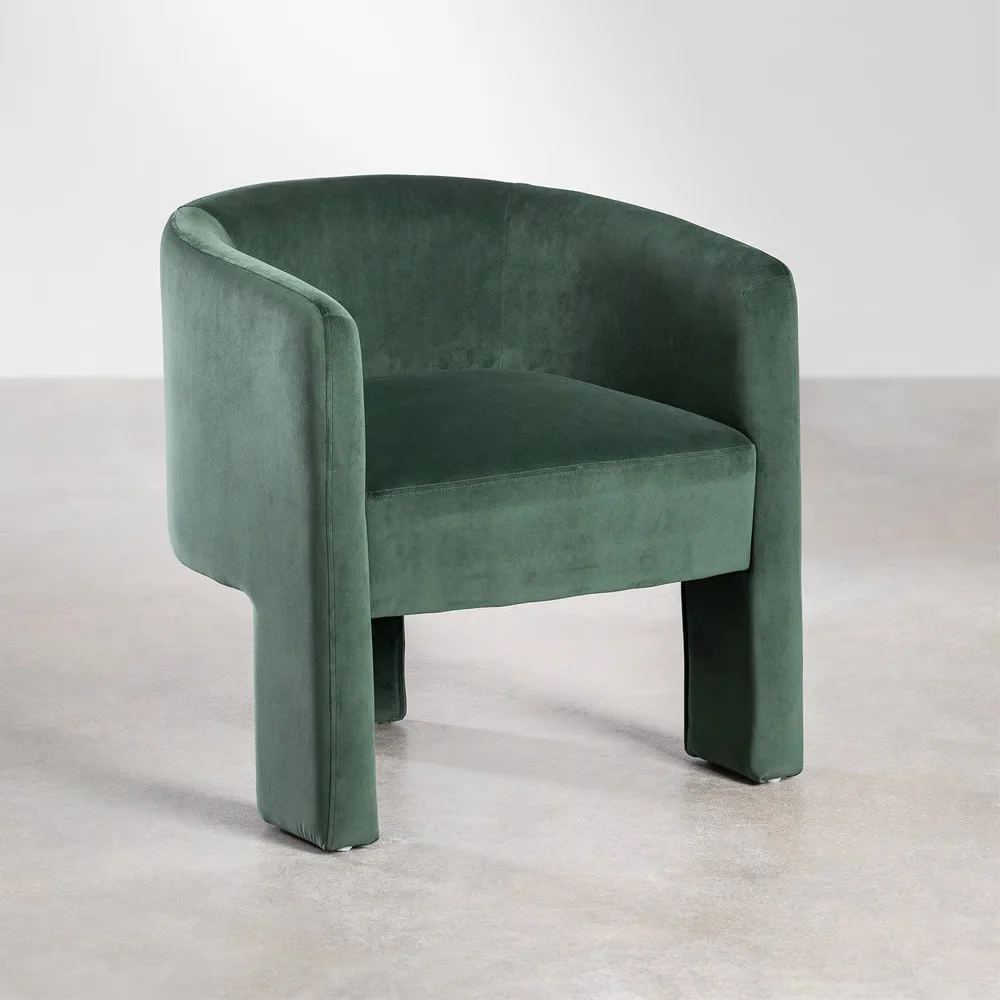 Home Mart Dole Velvet Dining Chair