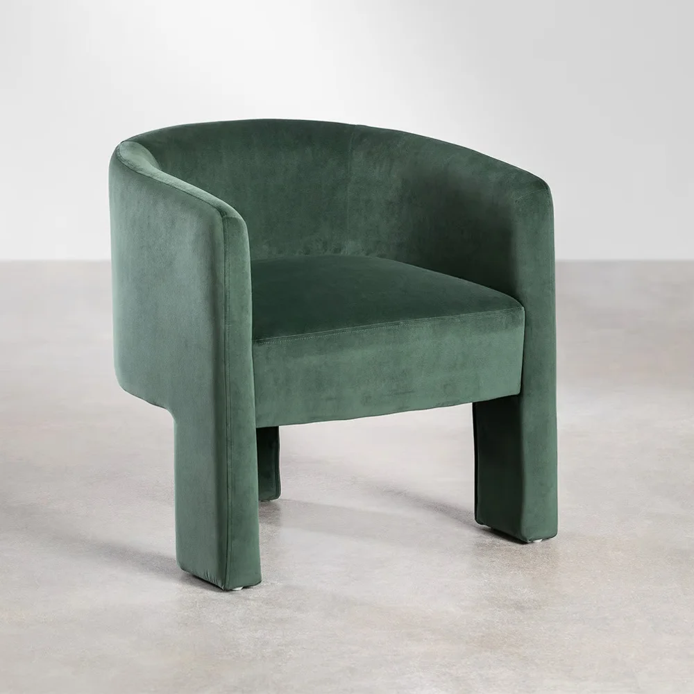 Home Mart Dole Velvet Dining Chair - Image 2