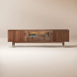 Home Mart Donald Wood TV Stand