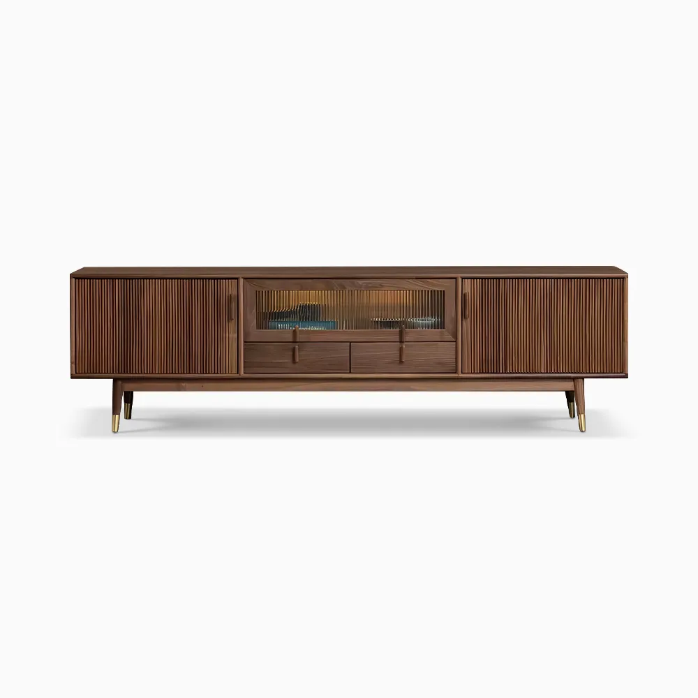 Home Mart Donald Wood TV Stand - Image 8