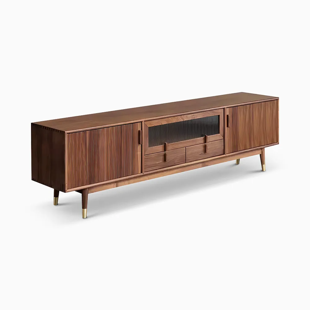 Home Mart Donald Wood TV Stand - Image 7