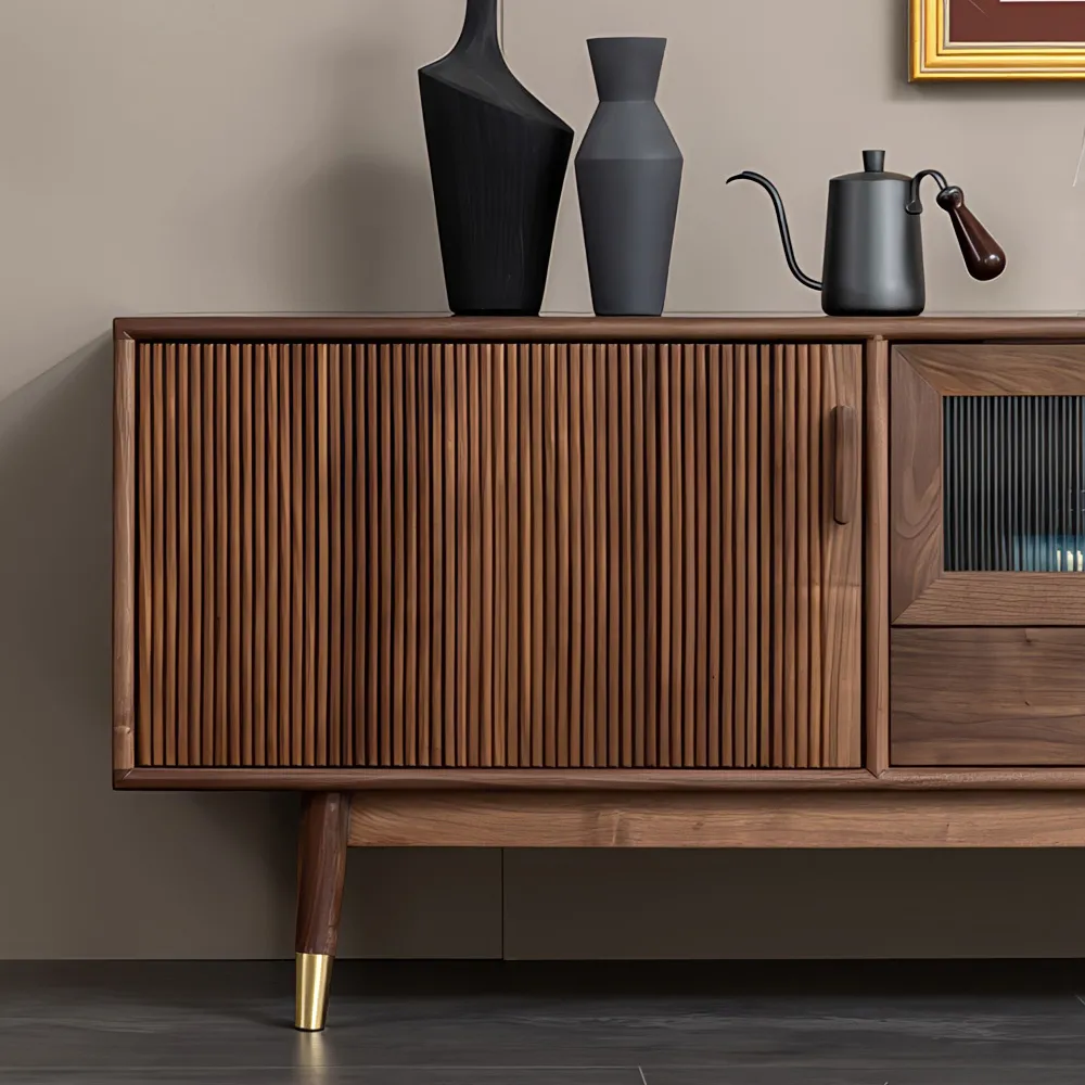 Home Mart Donald Wood TV Stand - Image 6