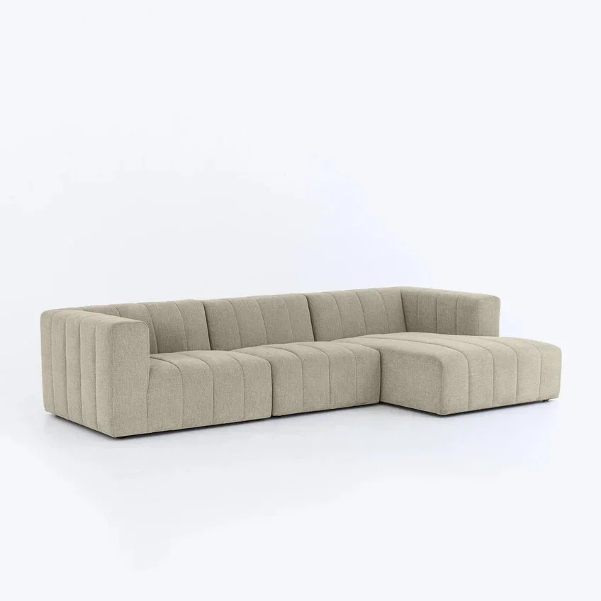 Home Mart Evelyn L Shape Sofa