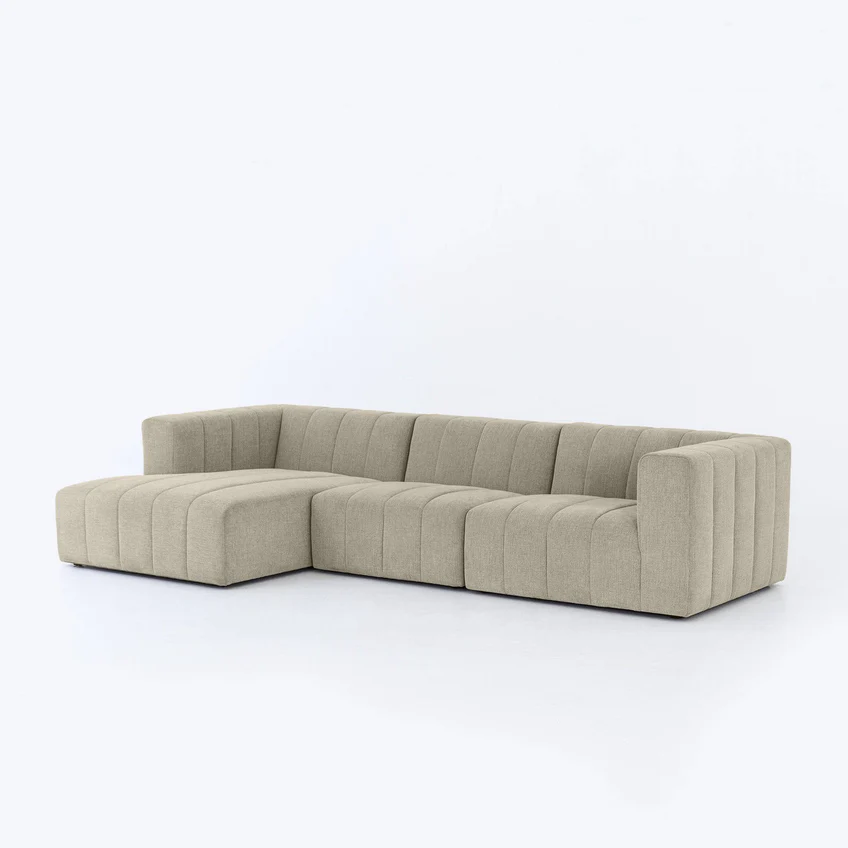 Home Mart Evelyn L Shape Sofa - Image 6