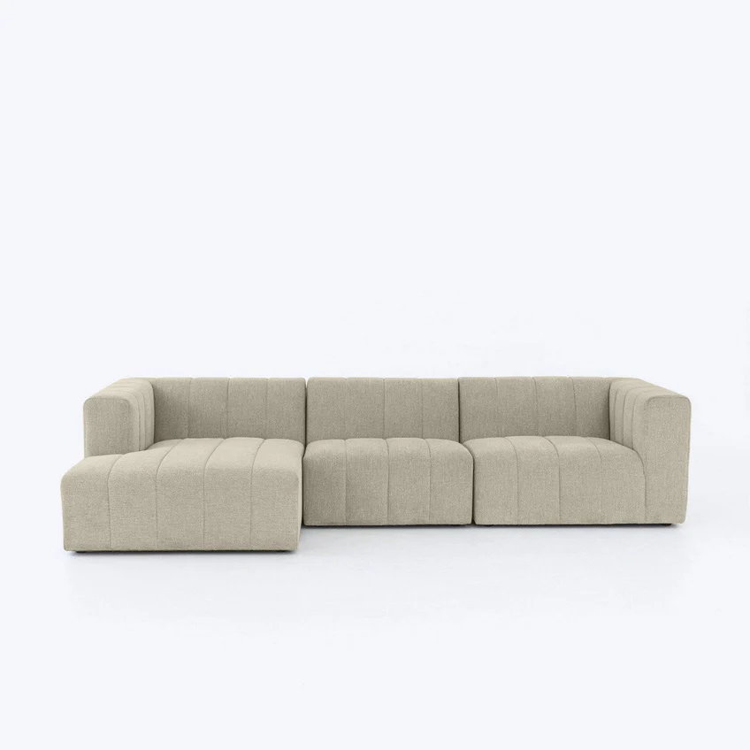 Home Mart Evelyn L Shape Sofa - Image 7