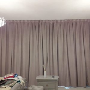 Home Mart Fabric Pink Curtain