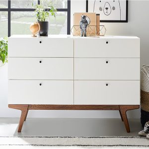 Home Mart Modern 6 Drawer Dresser Exclusive
