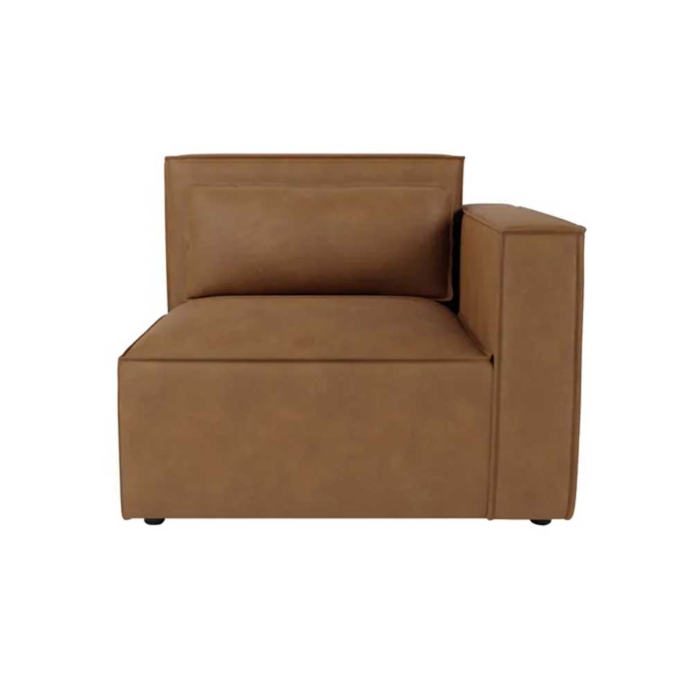 Home Mart Furniture Faux Leather Sectional Sofa - Image 4