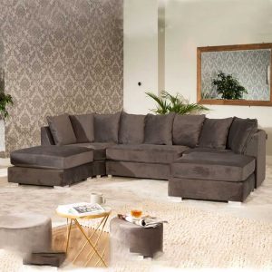 Home Mart Furniture Upholstered Sectional Sofa