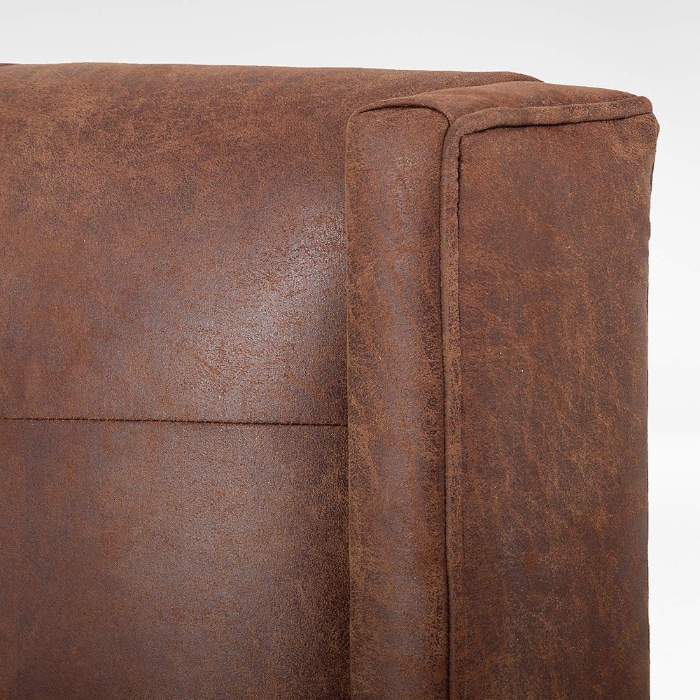 Home Mart Maxwell Leather (PVC) Bed - Image 5