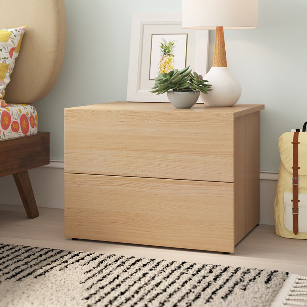 Home Mart Fernon 2 Drawer Nightstand