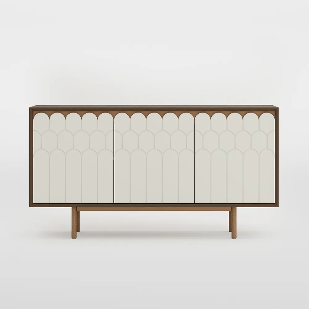 Home Mart Gloria White Sideboard Cabinet