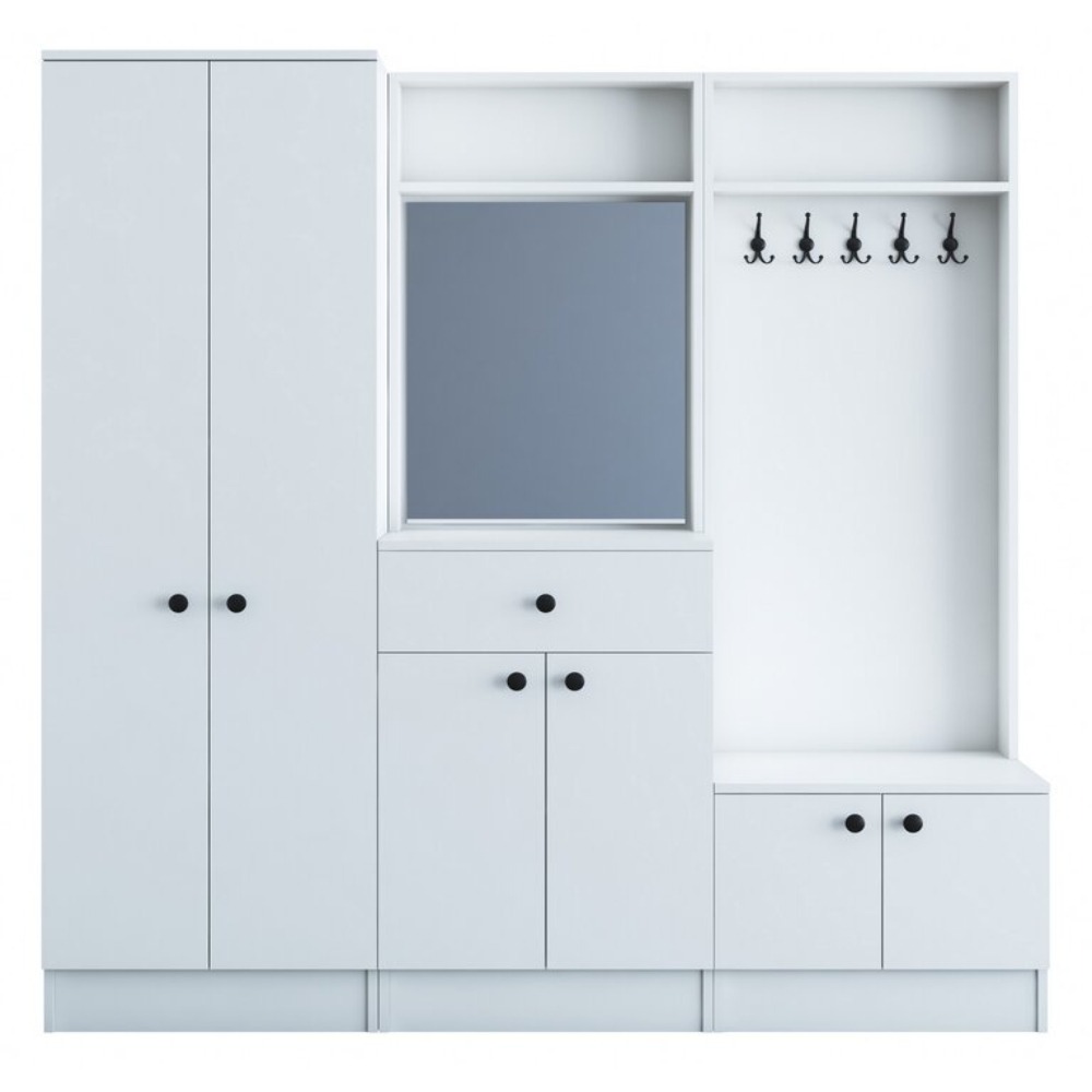 Home Mart Hall Tree with Shoe Storage - Image 3