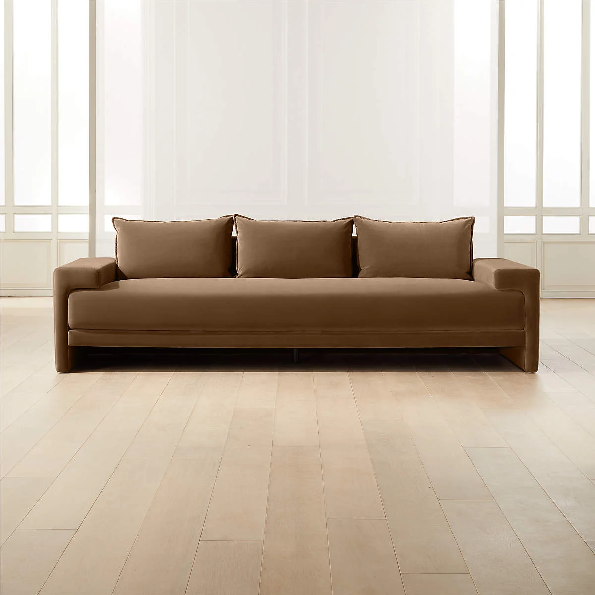 Home Mart Hank Faux Sofa