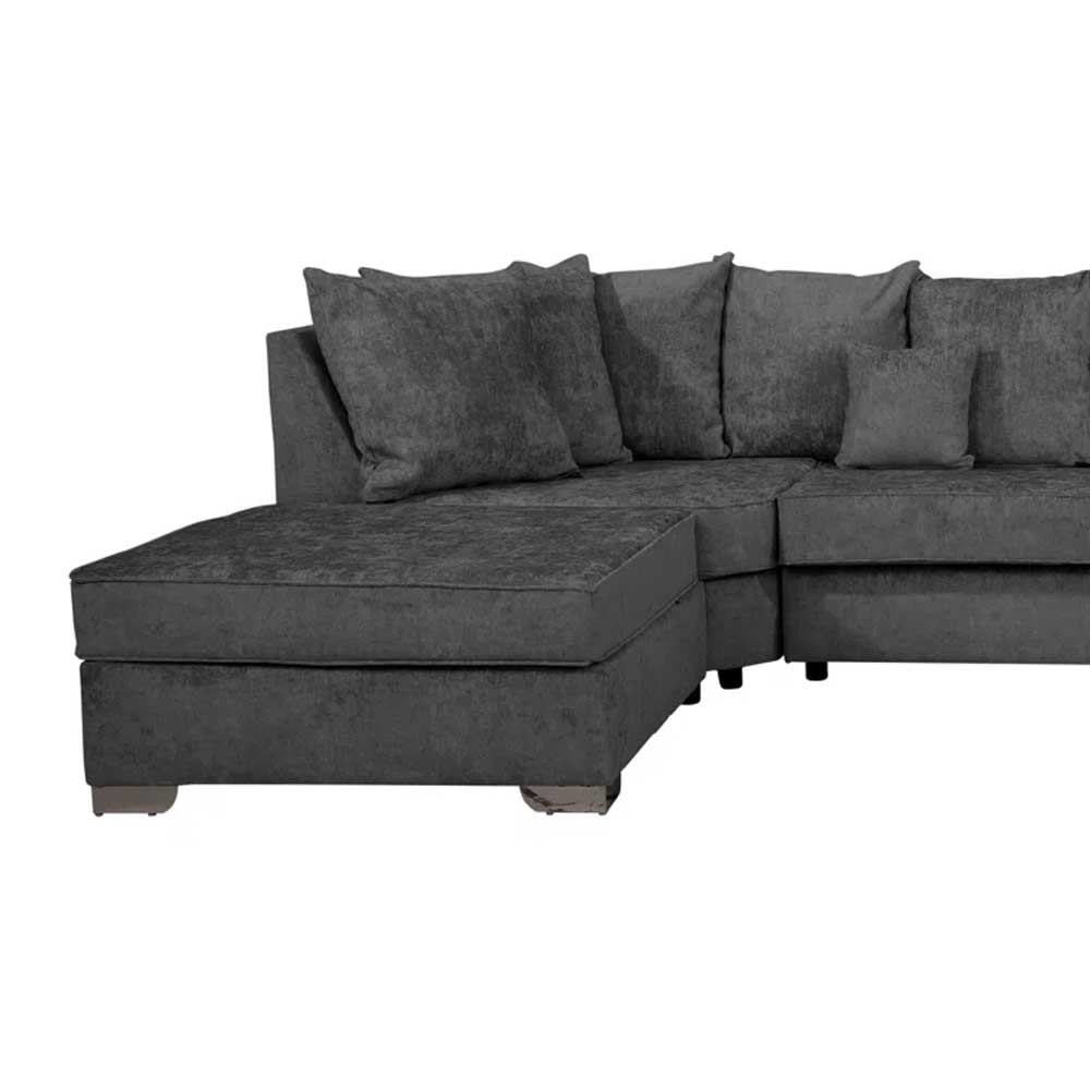 Home Mart Hervie Sectional sofa with 2 Ottomans - Image 3