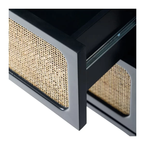 Home Mart Hines Rattan Nightstand - Image 11