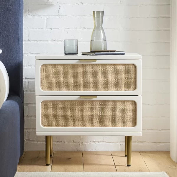 Home Mart Hines Rattan Nightstand - Image 2
