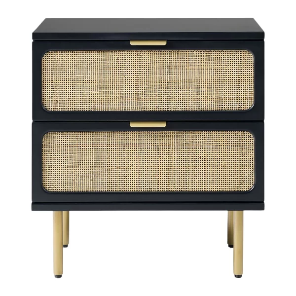 Home Mart Hines Rattan Nightstand - Image 8