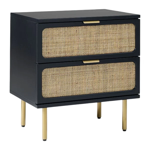 Home Mart Hines Rattan Nightstand - Image 7