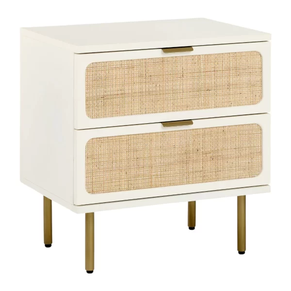 Home Mart Hines Rattan Nightstand - Image 4