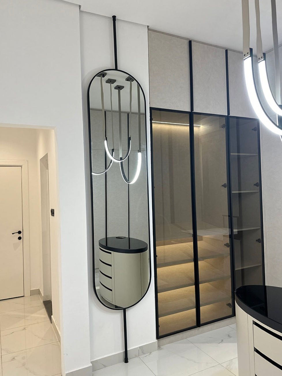 Home Mart Sou LED Modern Decorative Frameless LED Wall Mirror - Image 2