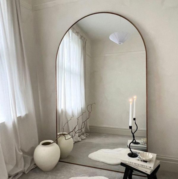Home Mart Arch Modern Decorative Arch Wall Mirror - Image 4