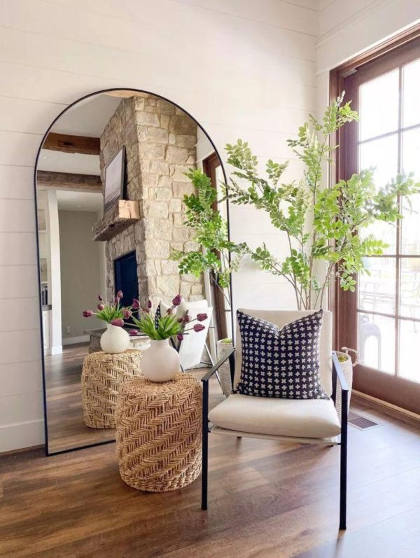 Home Mart Arch Modern Decorative Arch Wall Mirror - Image 5