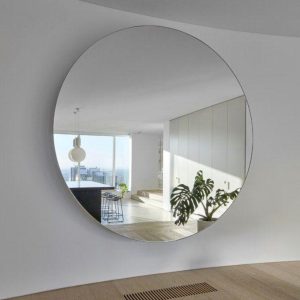 Home Mart Circle Modern Decorative Round Wall Mirror