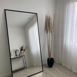 Home Mart Rectangle Modern Decorative Rectangle Wall Mirror