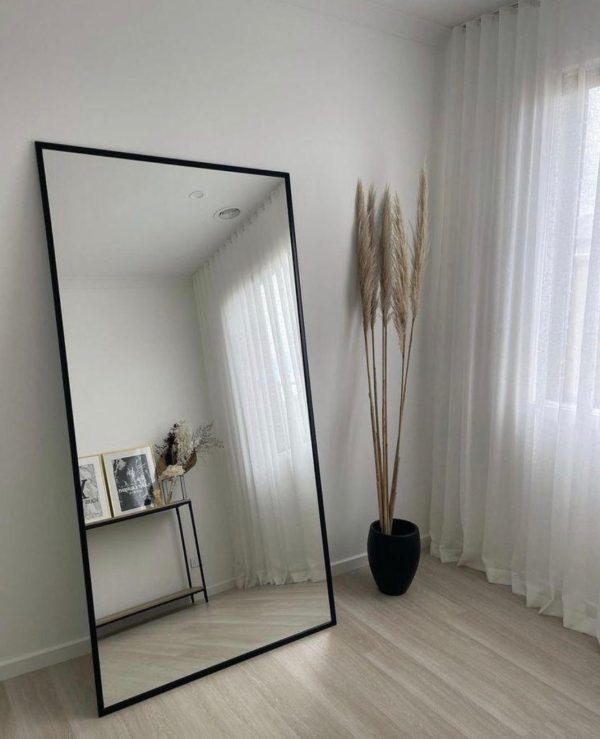 Home Mart Rectangle Modern Decorative Rectangle Wall Mirror