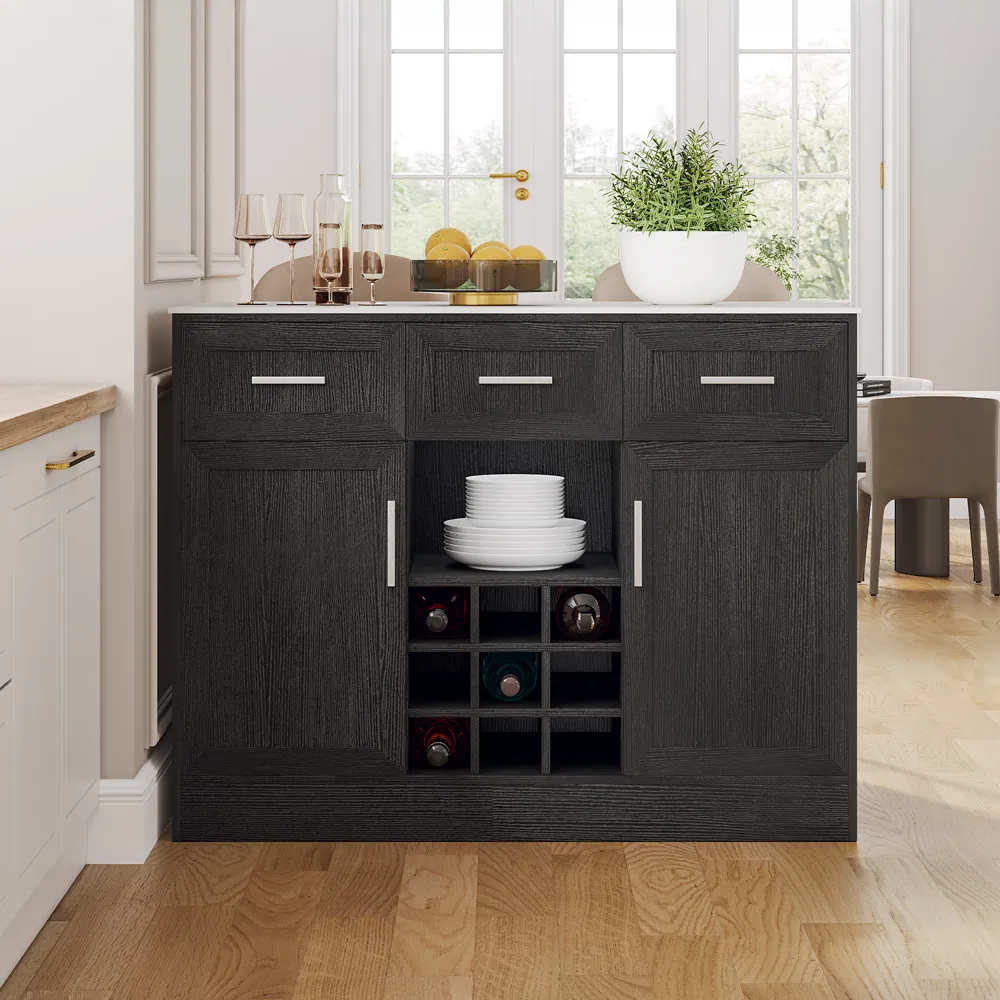 Home Mart Indigo Modern Kitchen Island - Image 11
