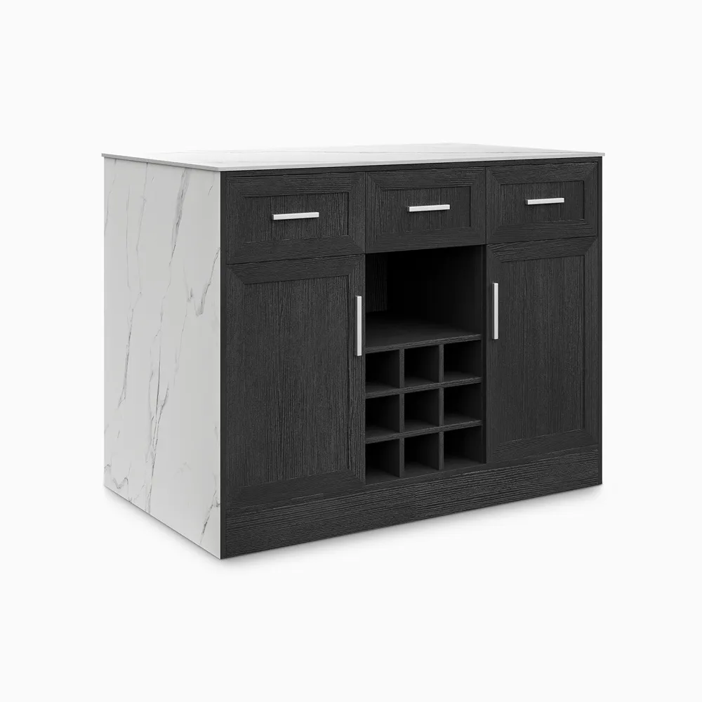 Home Mart Indigo Modern Kitchen Island - Image 6