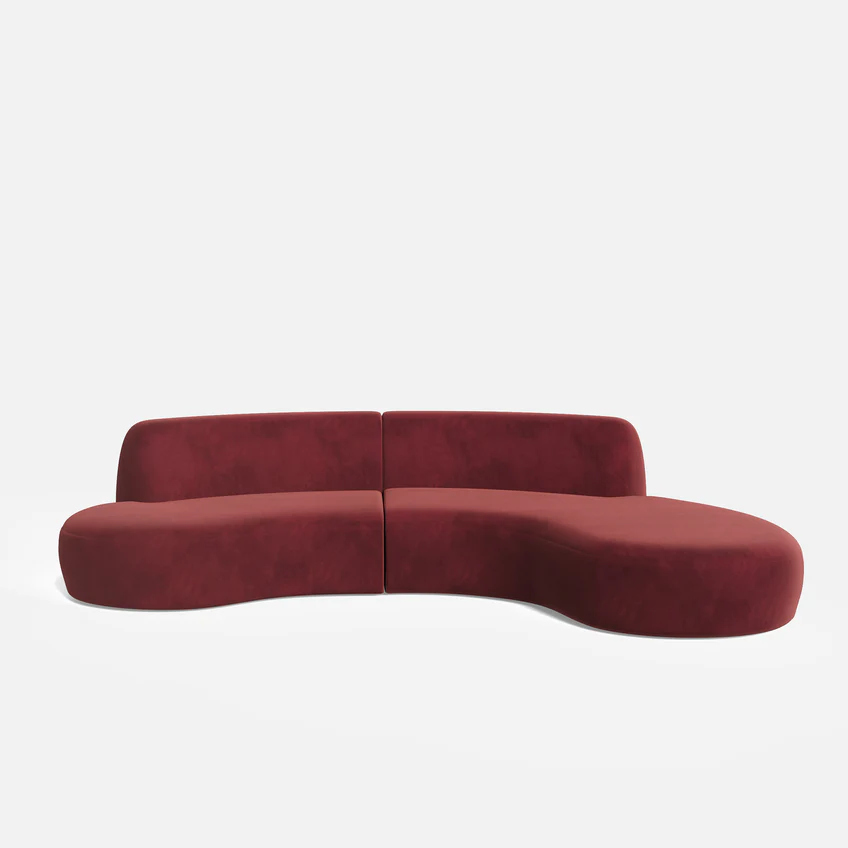 Home Mart Isla XL 4 Seater Sectional with Chaise - Image 8