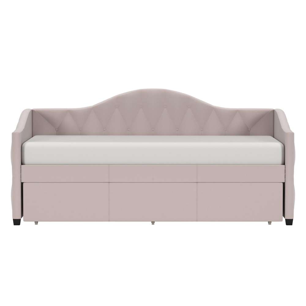 Home Mart Jamie Upholstered Twin Size Daybed - Image 5