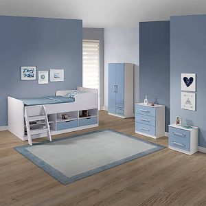 Home Mart Jasper Blue Bedroom Set