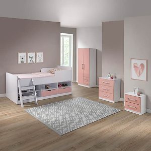 Home Mart Jasper Pink Bedroom Set