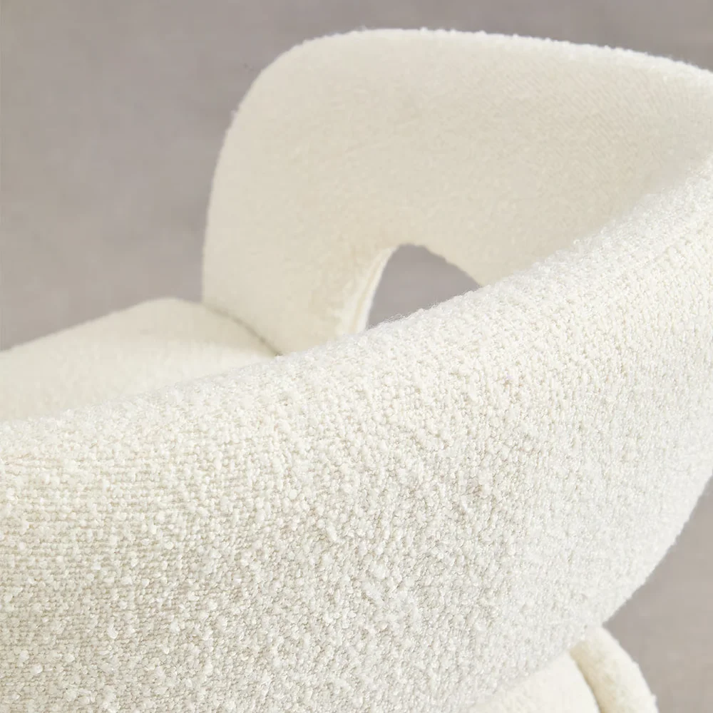 Home Mart Lev Dining Chair With Armrests - Image 4