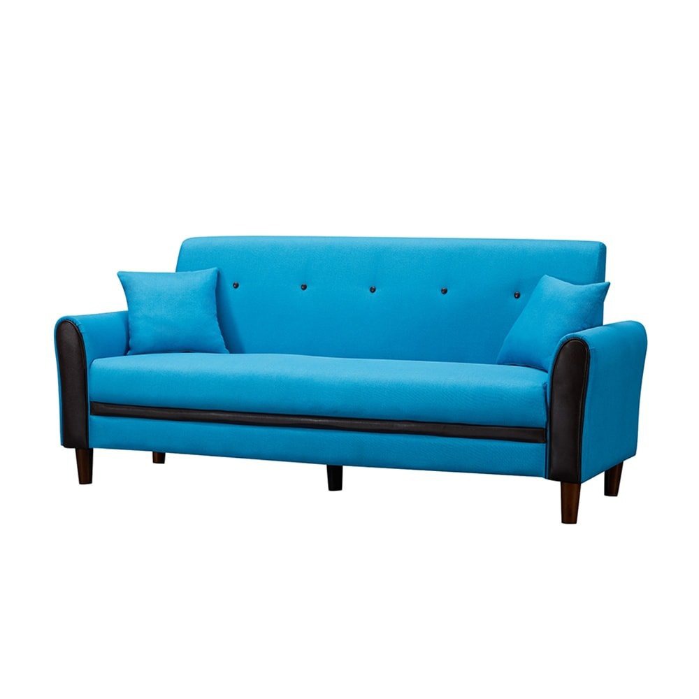 Home Mart Living Room Modern Sofa with 2 Pillows - Image 3