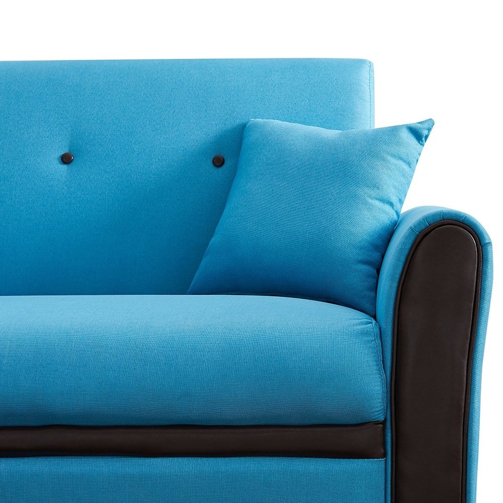 Home Mart Living Room Modern Sofa with 2 Pillows - Image 6