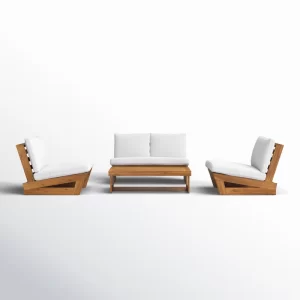 Home Mart Louise 4 Piece Outdoor Sofa Seating