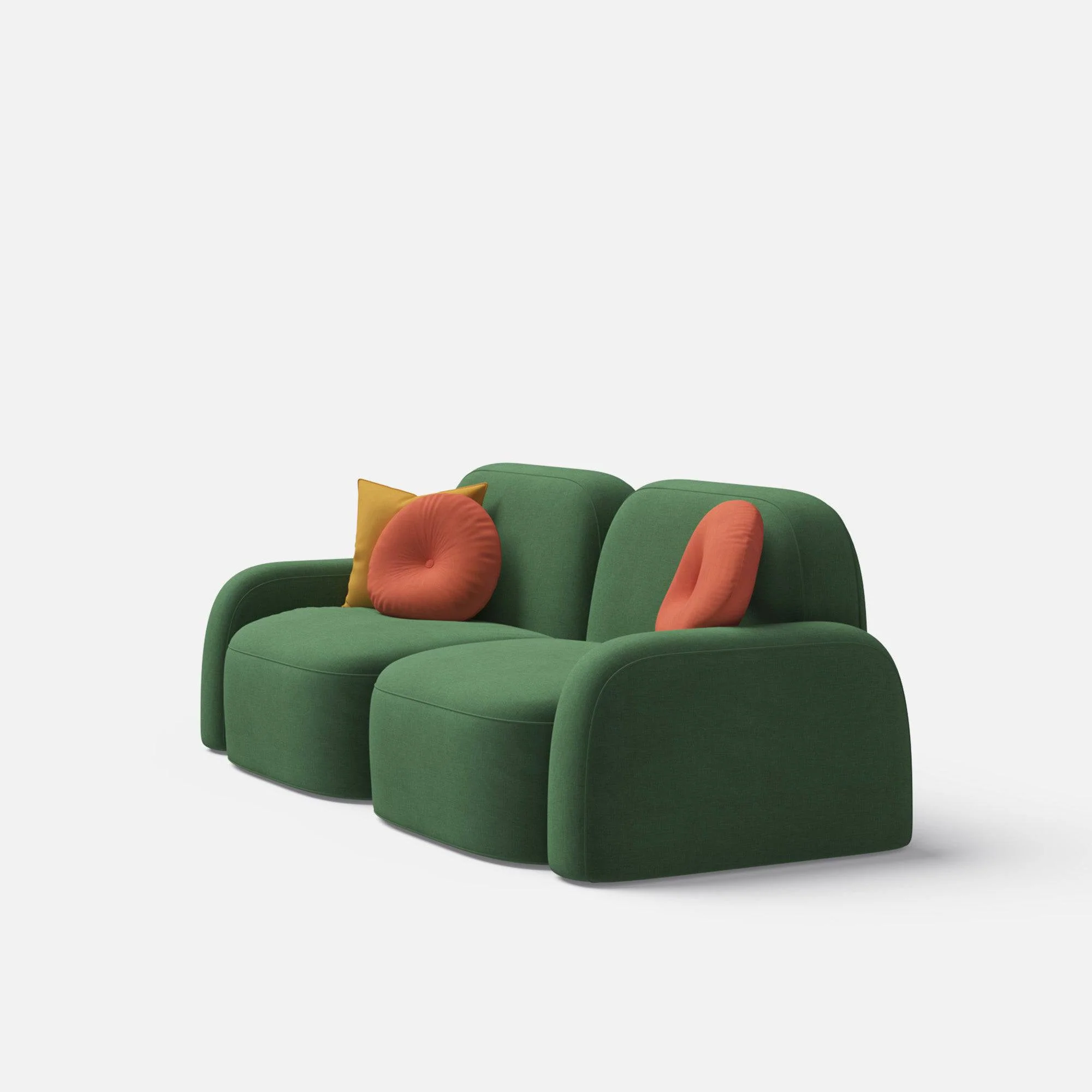 Home Mart Luna 2 Seater Sofa - Image 9