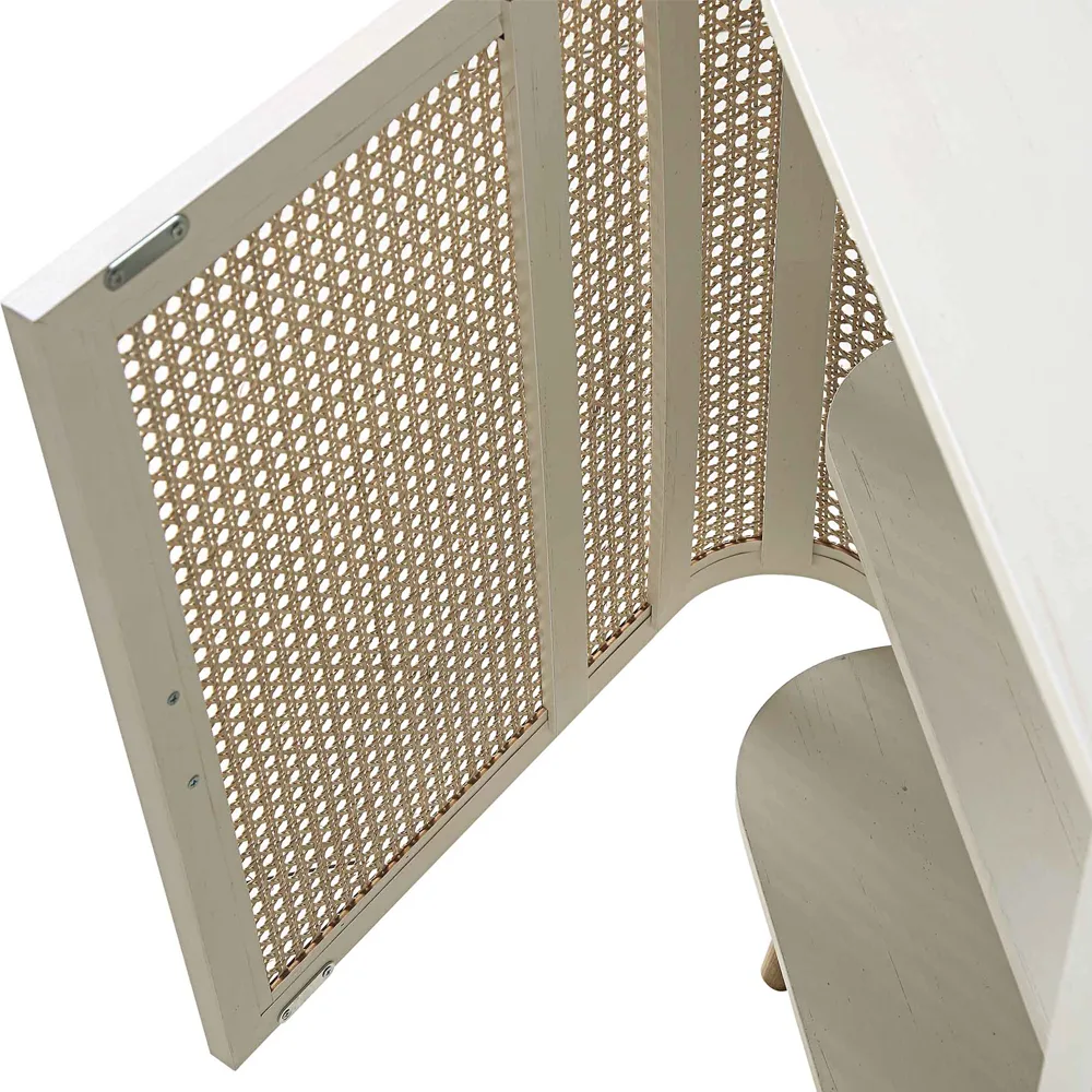 Home Mart Luna Rattan Sideboard - Image 5