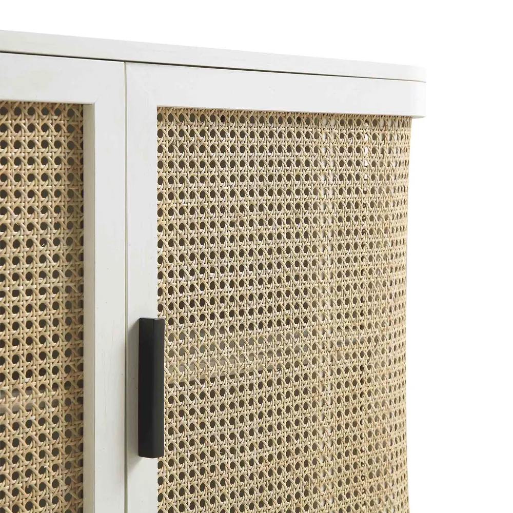 Home Mart Luna Rattan Sideboard - Image 3