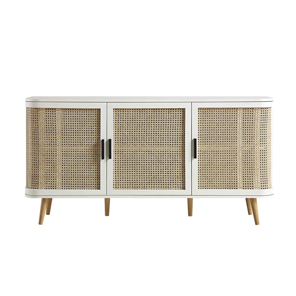 Home Mart Luna Rattan Sideboard - Image 12