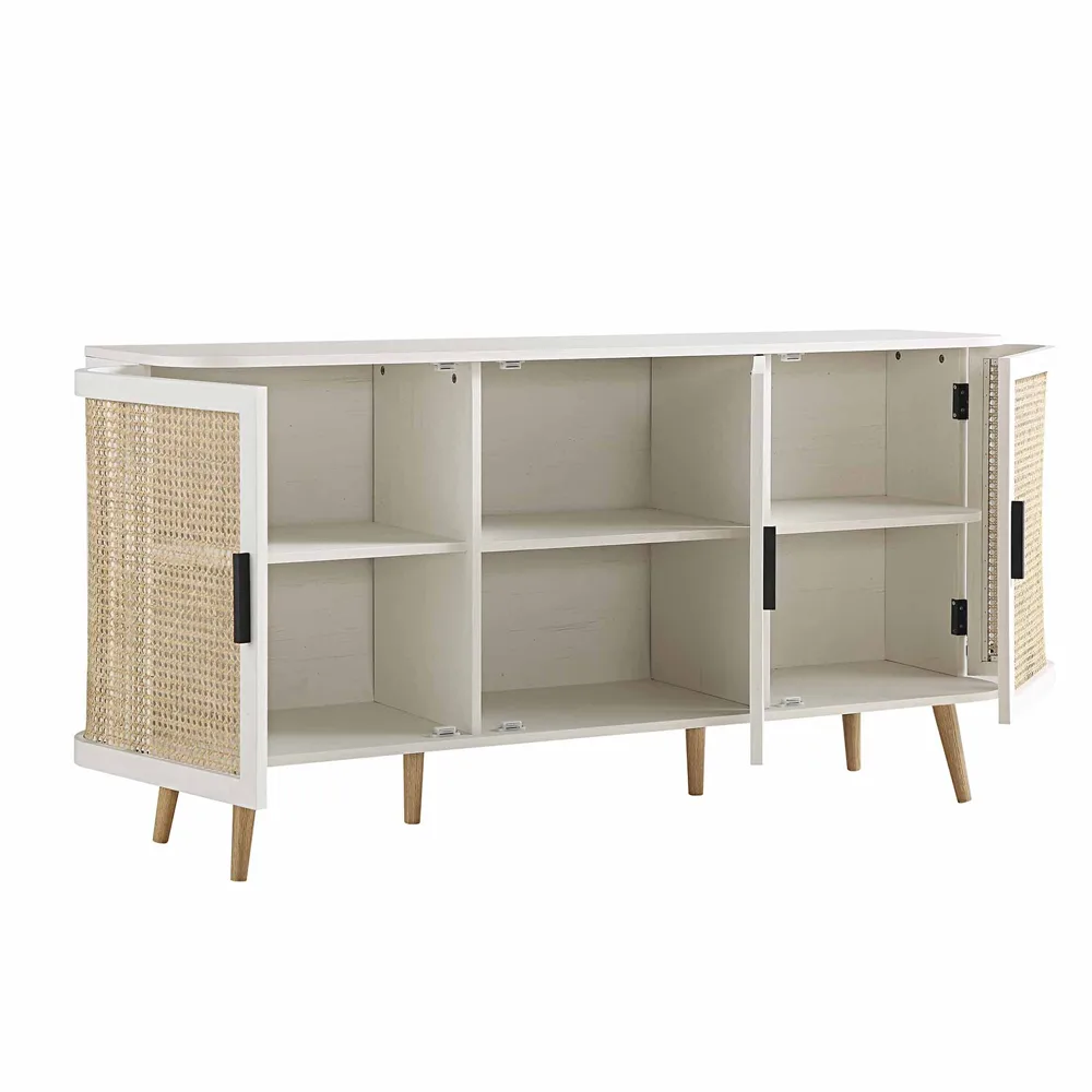 Home Mart Luna Rattan Sideboard - Image 10