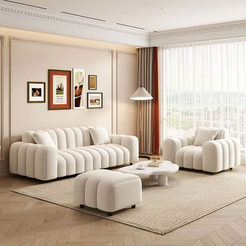 Home Mart Luxury Minimalist Living Room Candy Sofa - Image 3