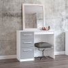Home Mart Lynx White/Grey Dressing Table